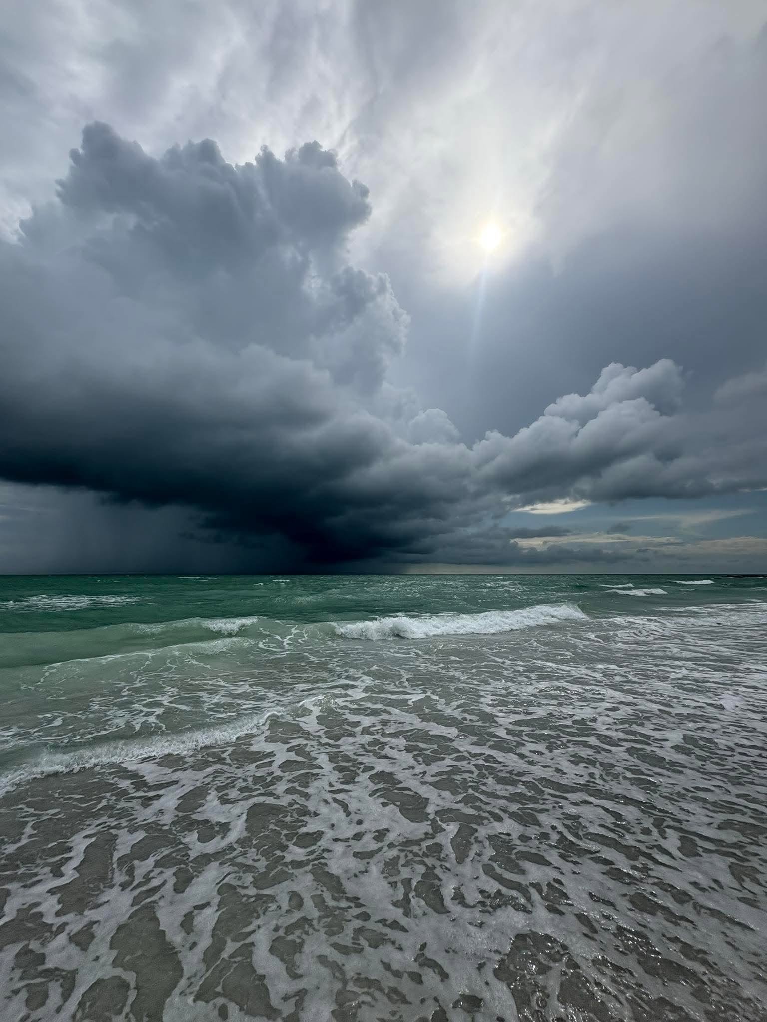 Stormy ocean — faith is the foundation