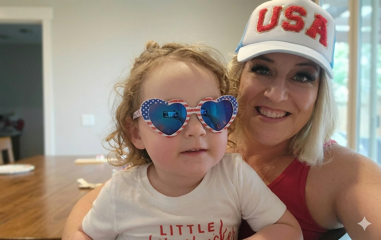 My niece and I, 4th of July in Idaho